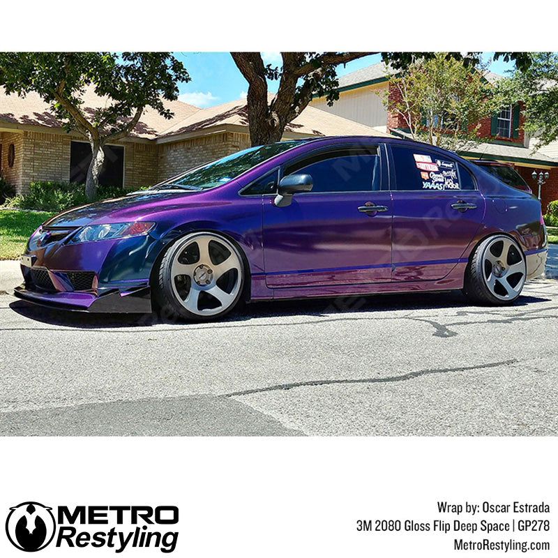 3M 2080 Gloss Flip Deep Space Vinyl Wrap