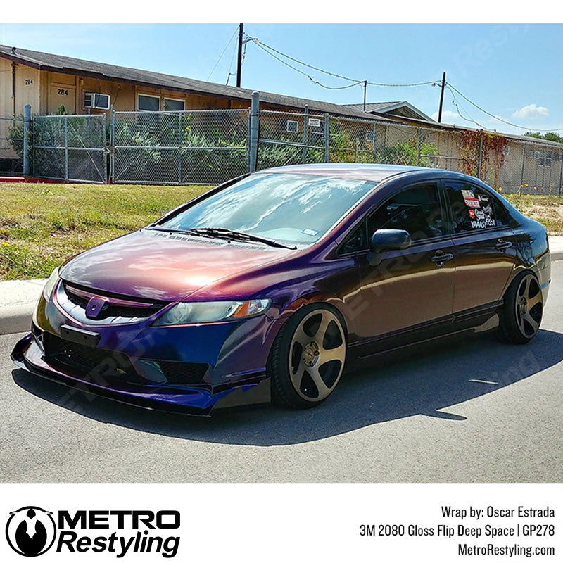 3M 2080 Gloss Flip Deep Space Vinyl Wrap
