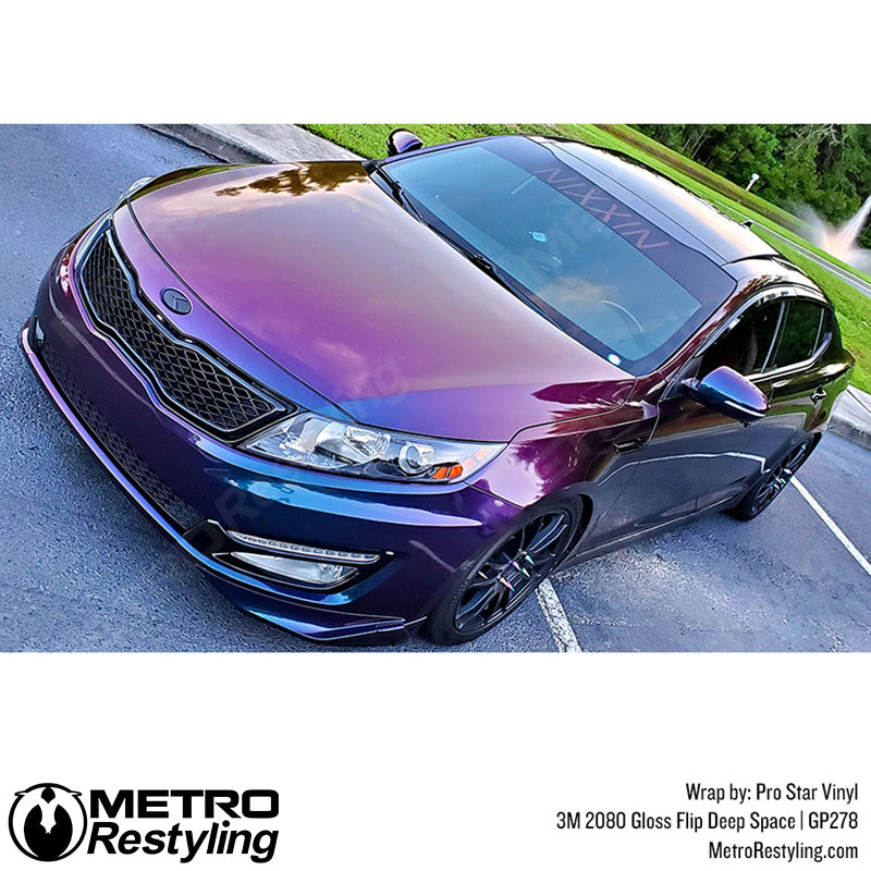 3M 2080 Gloss Flip Deep Space Vinyl Wrap