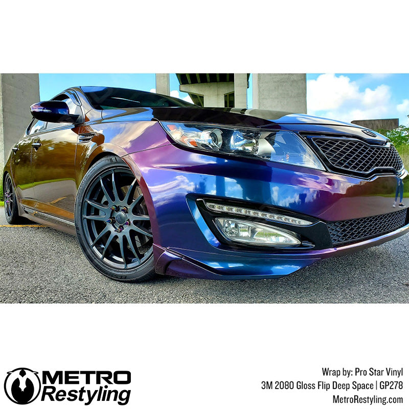 3M 2080 Gloss Flip Deep Space Vinyl Wrap