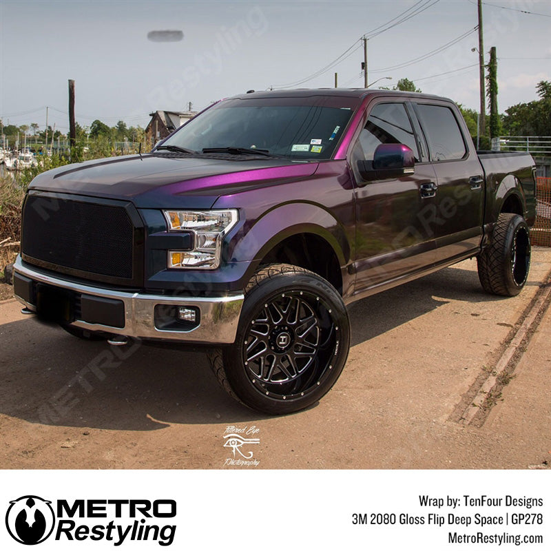 3M 2080 Gloss Flip Deep Space Truck Wrap