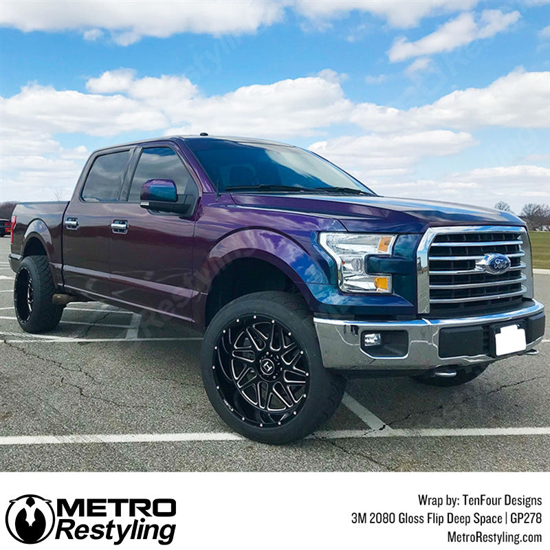 3M 2080 Gloss Flip Deep Space truck Wrap
