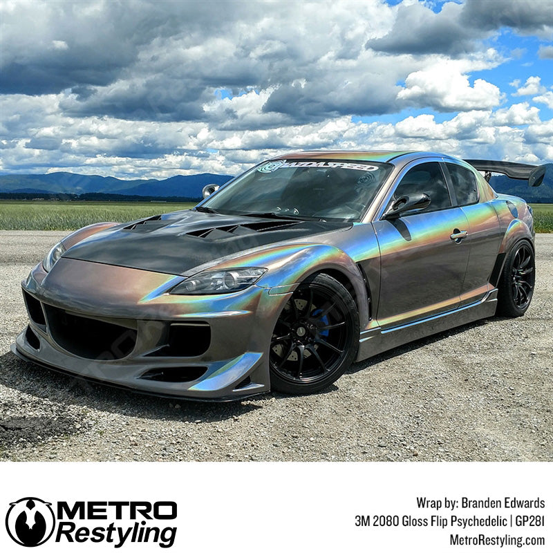 3M 2080 Gloss Flip Psychedelic Vinyl Wrap
