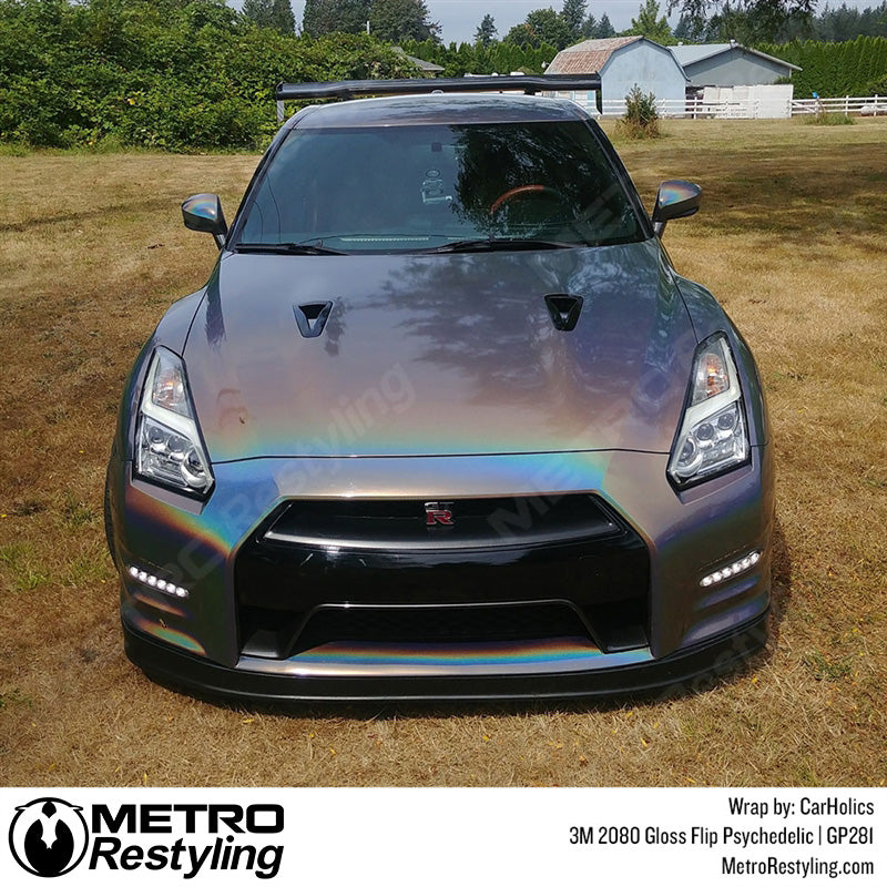 3M 2080 Gloss Flip Psychedelic Vinyl Wrap