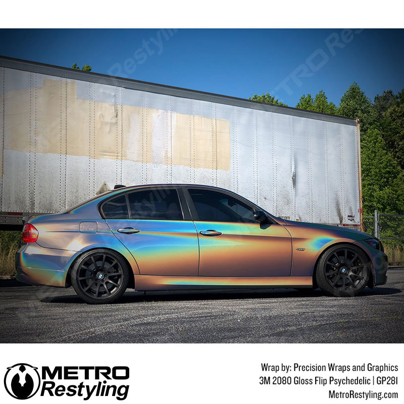 3M 2080 Gloss Flip Psychedelic Vinyl Wrap