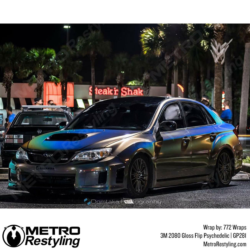 3M 2080 Gloss Flip Psychedelic Vinyl Wrap