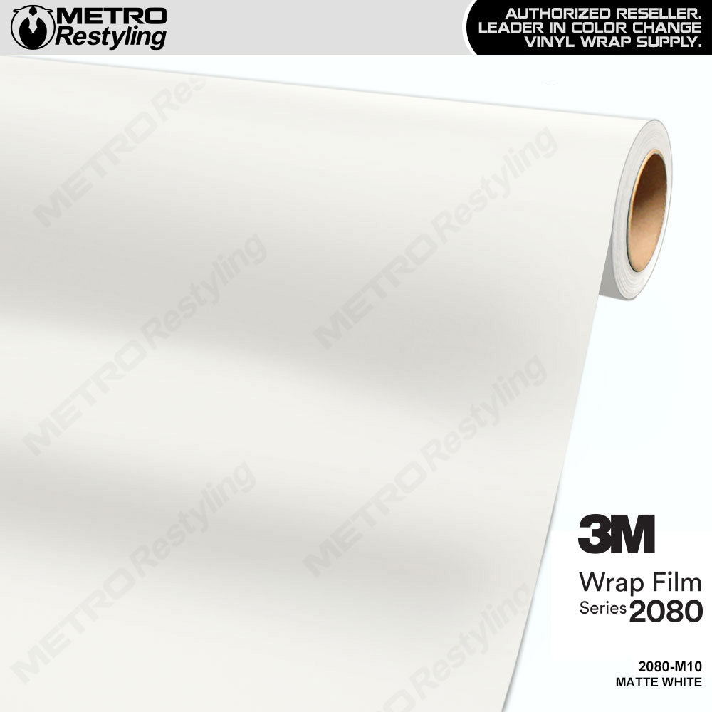 3M 2080 Matte White Vinyl Wrap