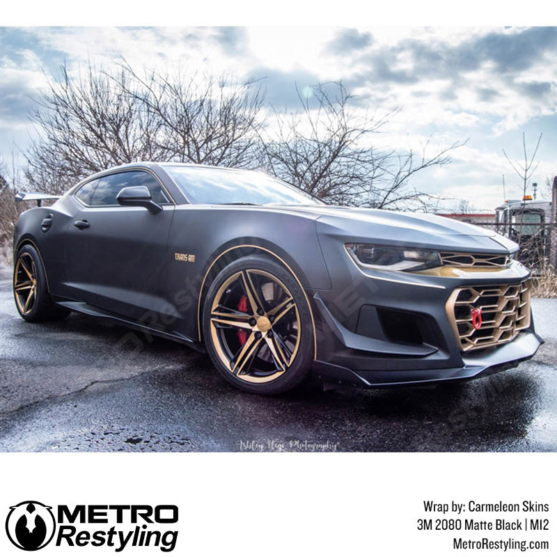 3M 2080 Matte Black Vinyl Wrap