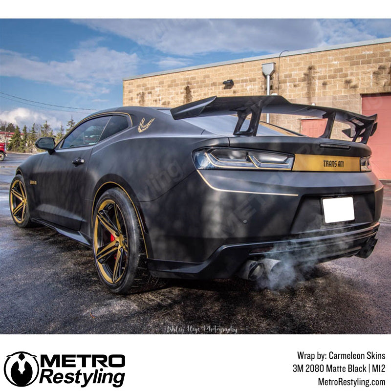 3M 2080 Matte Black Vinyl Wrap