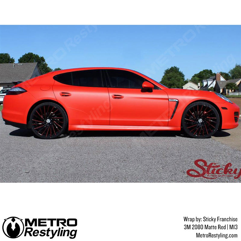 3M 2080 Matte Red Vinyl Wrap | M13