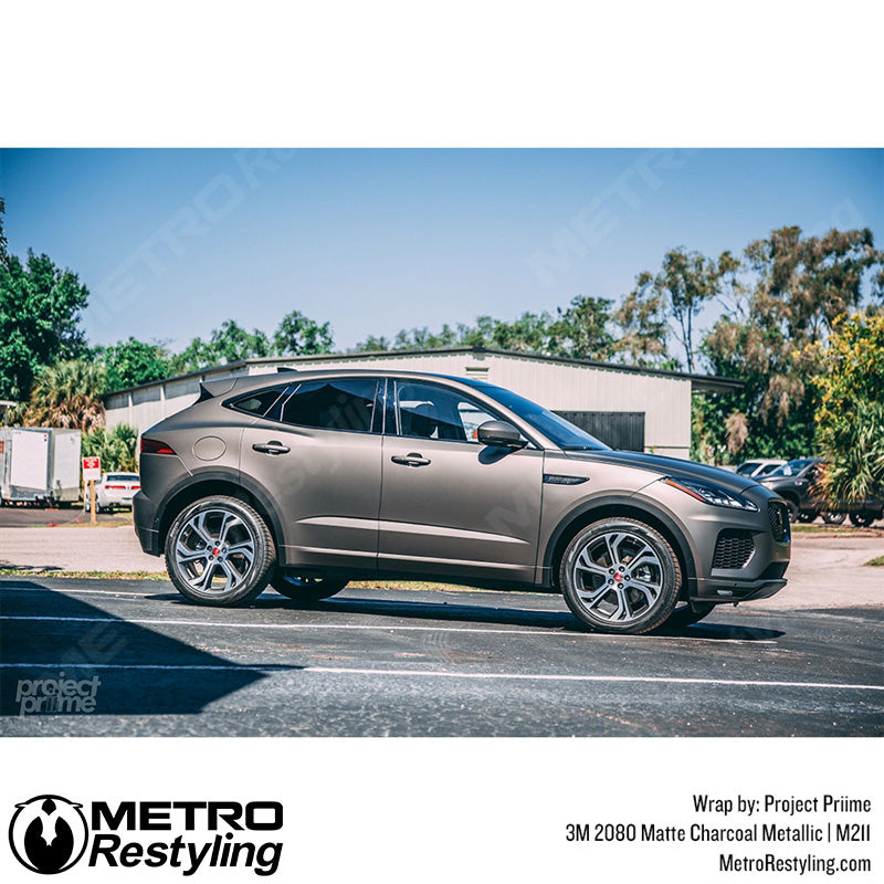 3M 2080 Matte Charcoal Metallic Vinyl Wrap