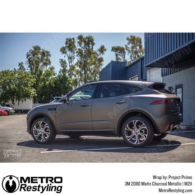 3M 2080 Matte Charcoal Metallic Vinyl Wrap