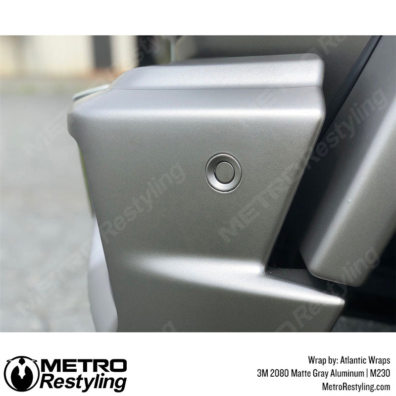 Matte Gray Aluminum Vinyl Wrap