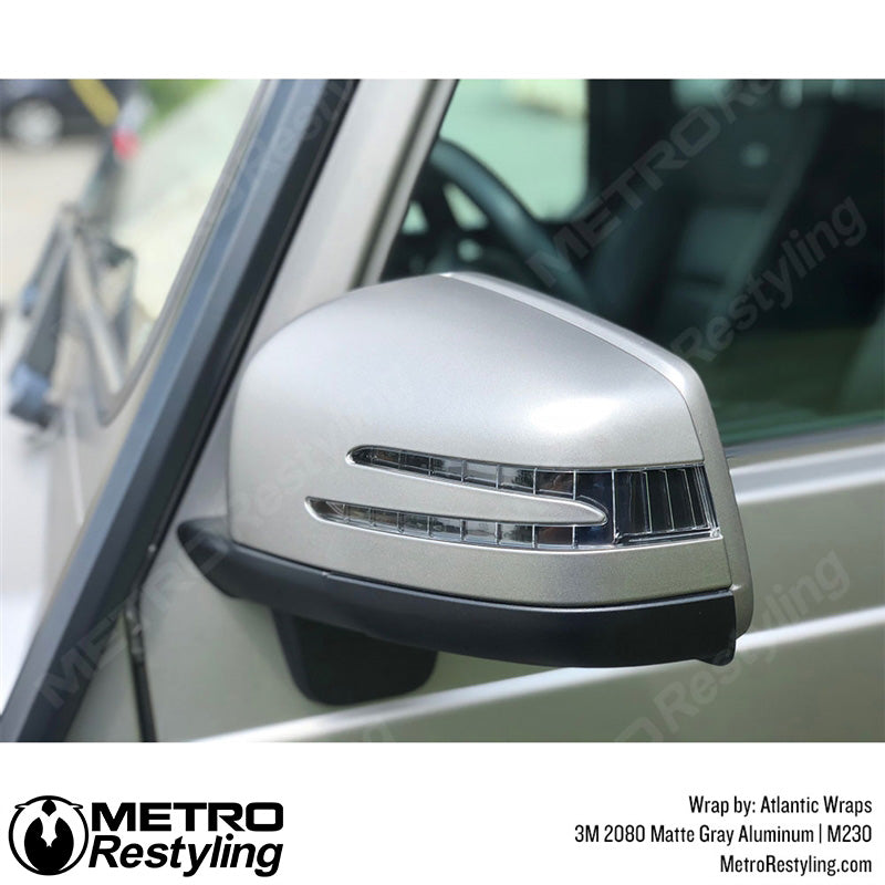 Matte Gray Aluminum Vinyl Wrap