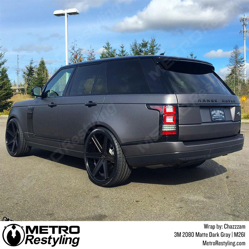 3M 2080 Matte Dark Gray Vinyl Wrap | M261