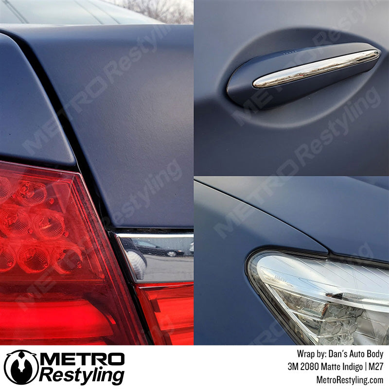 Matte Indigo Vinyl Wrap