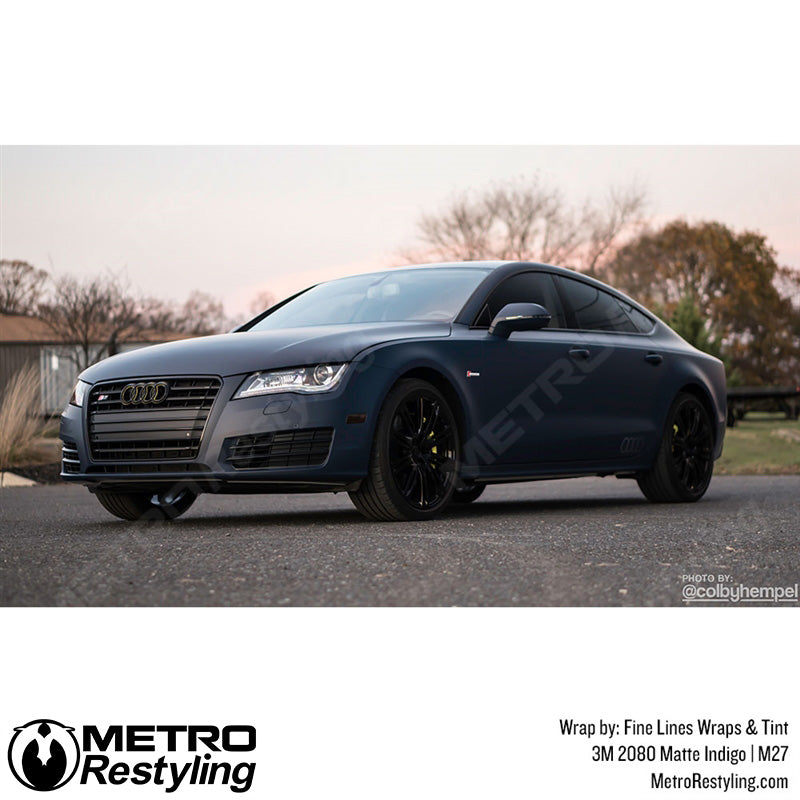 Matte Indigo Audi Wrapped