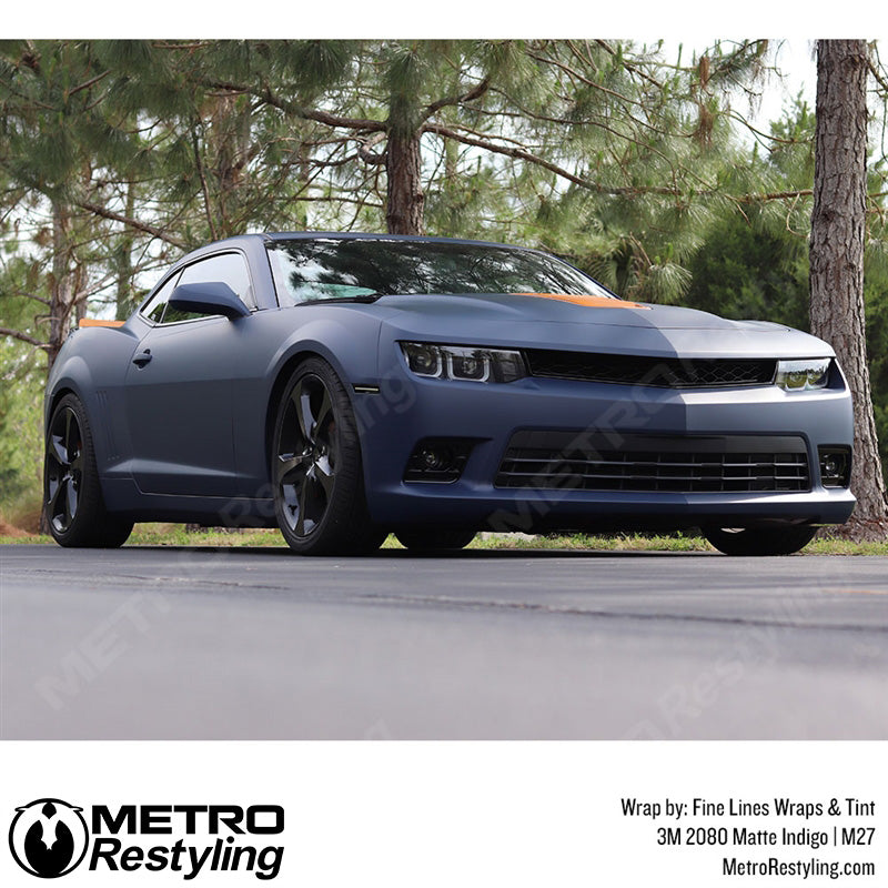 Matte Indigo Dodge Wrap