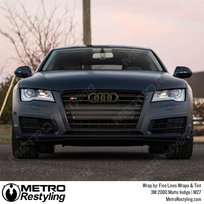 Matte Indigo Audi Wrap
