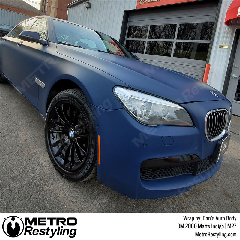 Matte Indigo BMW Wrap