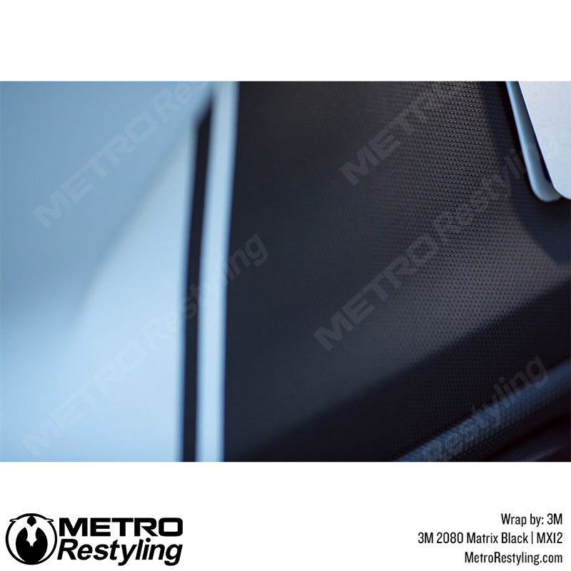 Matrix Black Textured Vinyl Wrap