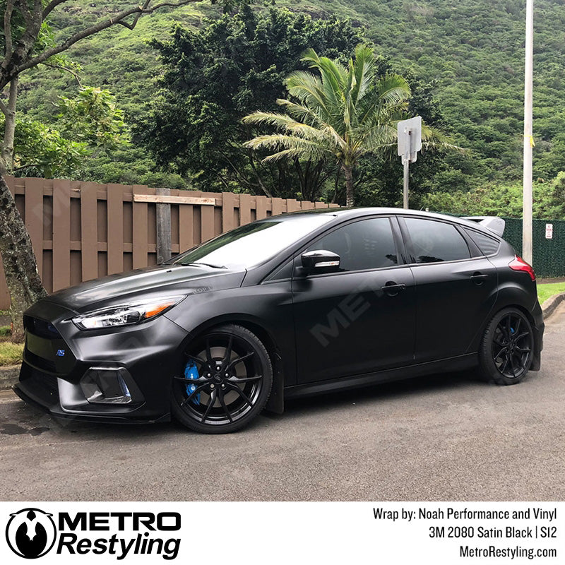 Satin Black Vinyl Wrap
