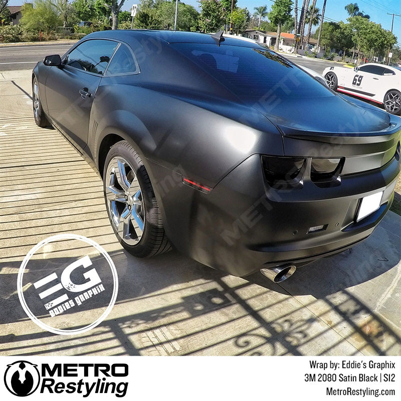 Satin Black Vinyl Wrap
