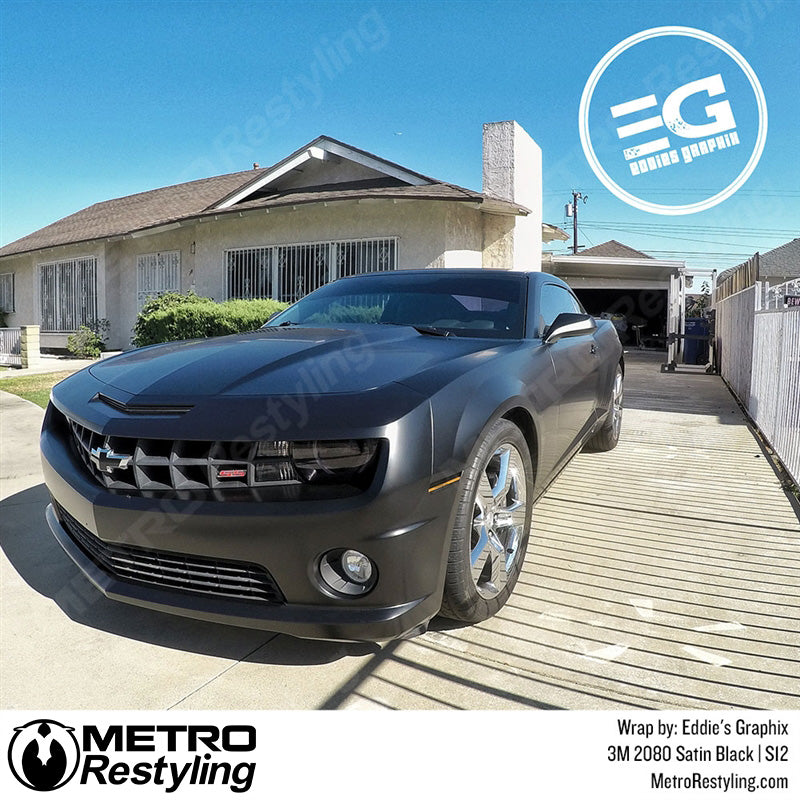 Satin Black Chevy Wrap