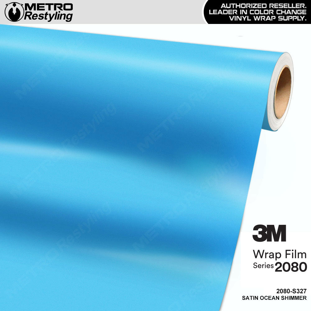 3M 2080 Satin Ocean Shimmer Vinyl Wrap