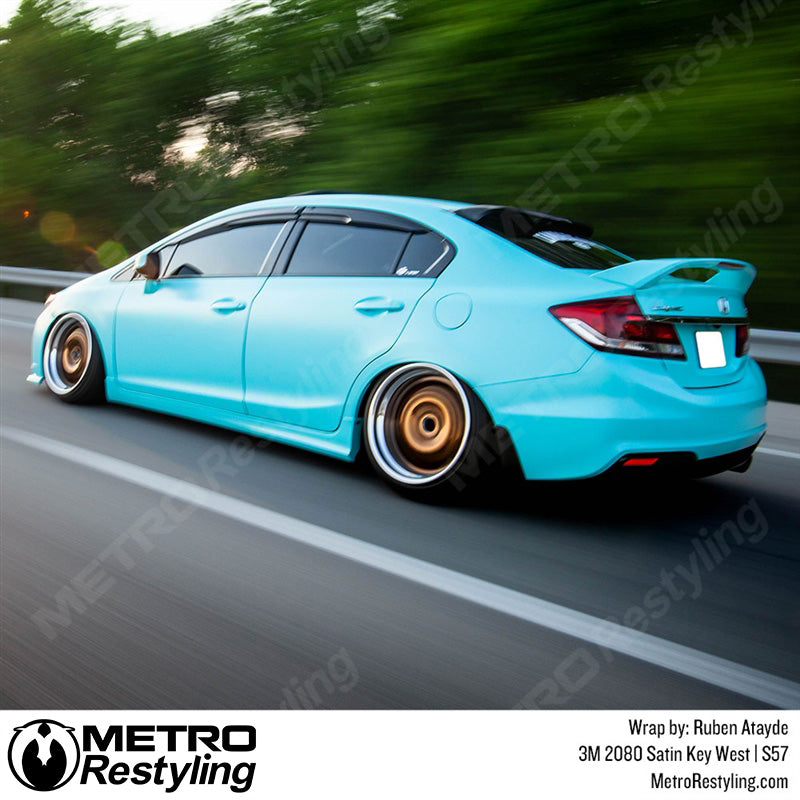 Satin Key West Vinyl Wrap