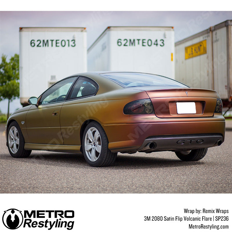 Satin Flip Volcanic Flare Vinyl Wrap