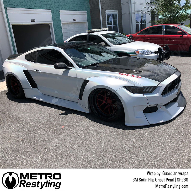 Satin Flip Ghost Pearl Vinyl Wrap