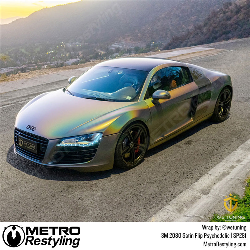 Satin Flip Psychedelic Audi Wrap
