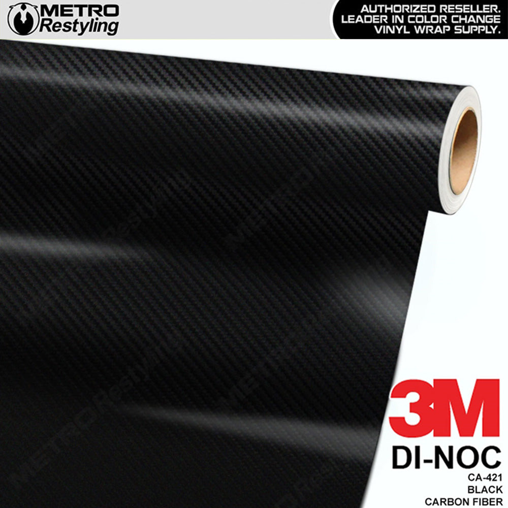 3M DI-NOC Black Carbon Fiber Vinyl Wrap