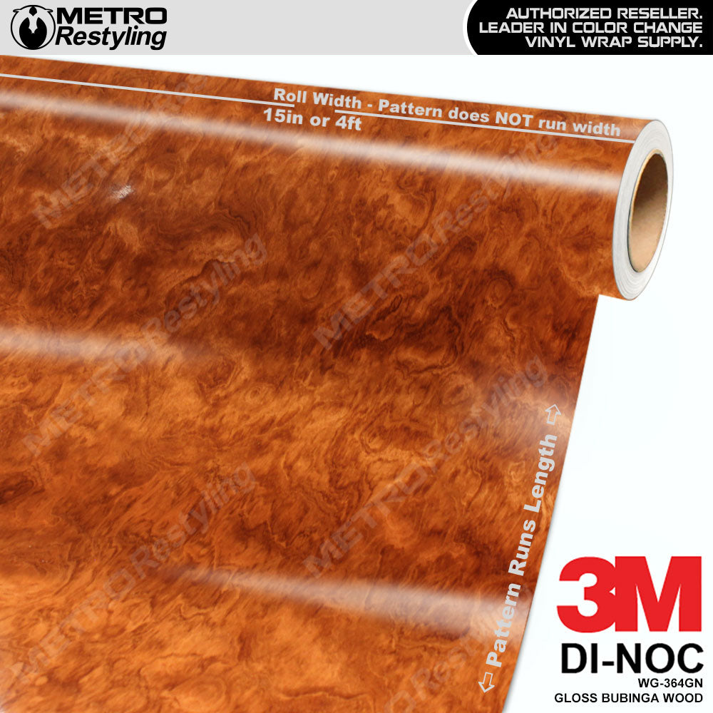 3m Di Noc Gloss Bubinga Wood Vinyl