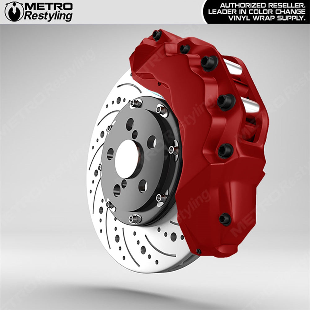 3M Reflective Dark Red Brake Caliper Vinyl Wrap