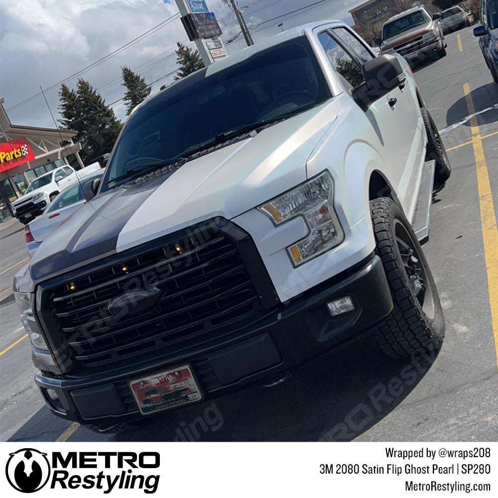 3M 2080 Satin Flip Ghost Pearl_SP280_Ford F150