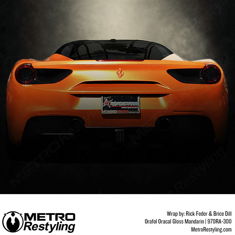 Gloss Orange Vinyl Wrap