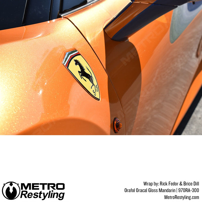 Ferrari Orange Vinyl