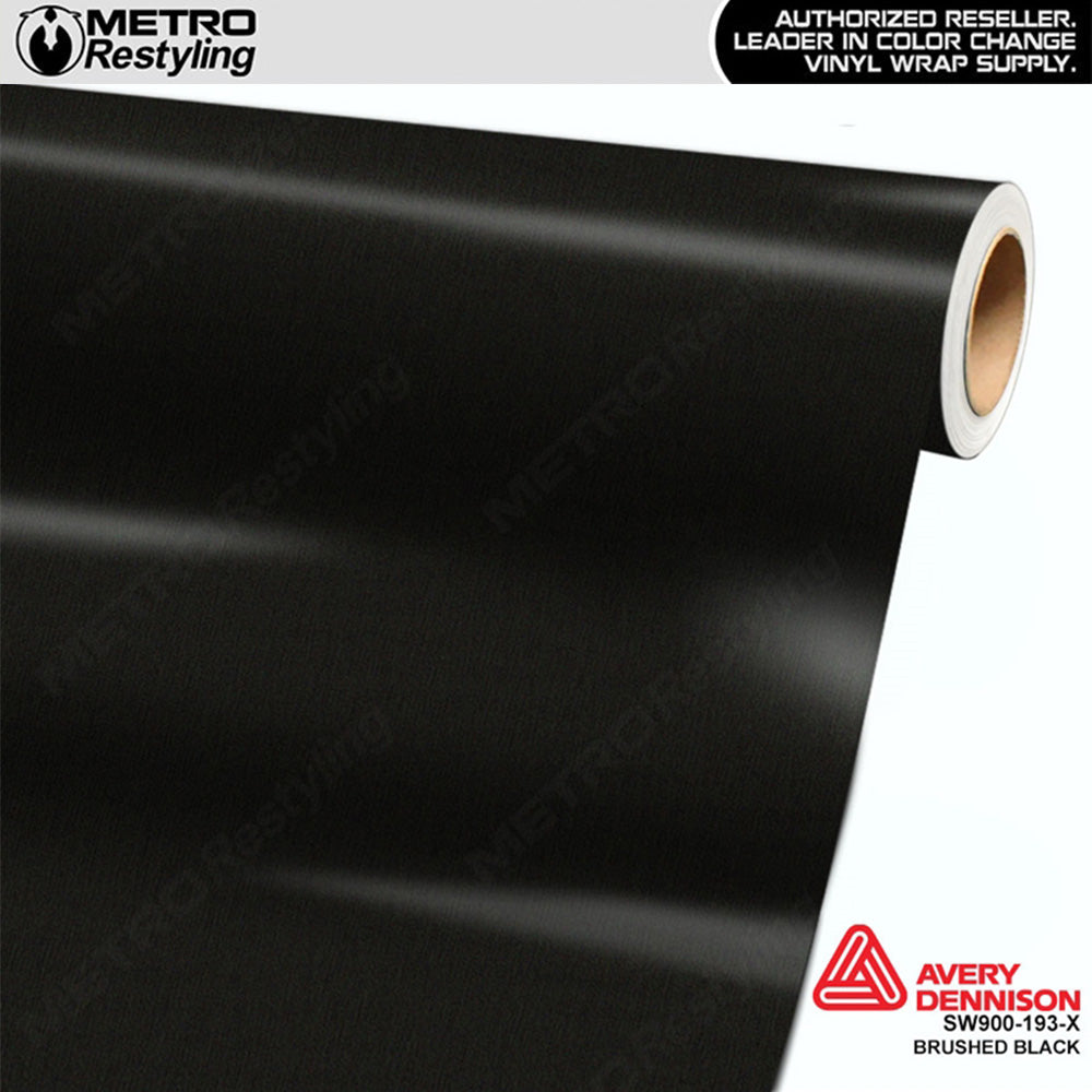 Avery Dennison SW900 Brushed Black Metallic Vinyl Wrap