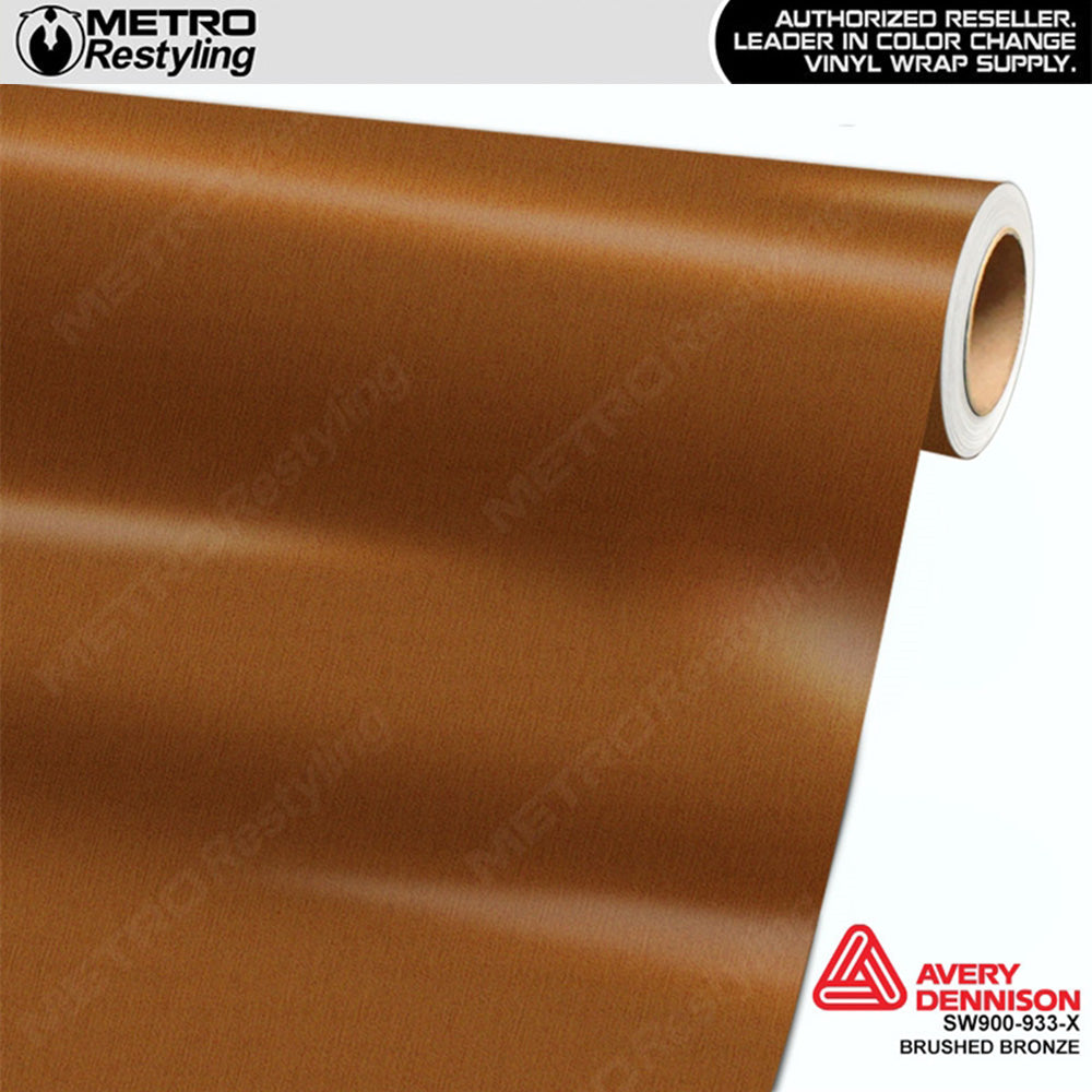 Avery Dennison SW900 Brushed Bronze Metallic Vinyl Wrap