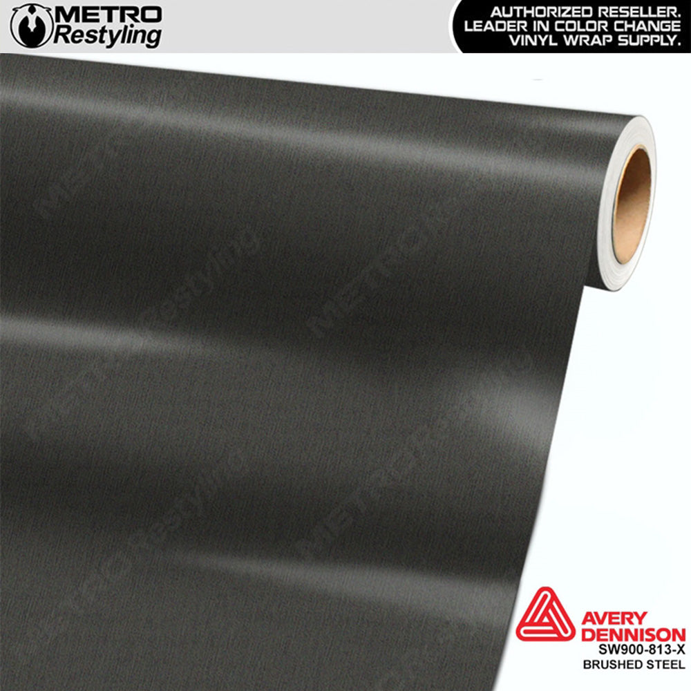 Avery Dennison SW900 Brushed Steel Metallic Vinyl Wrap