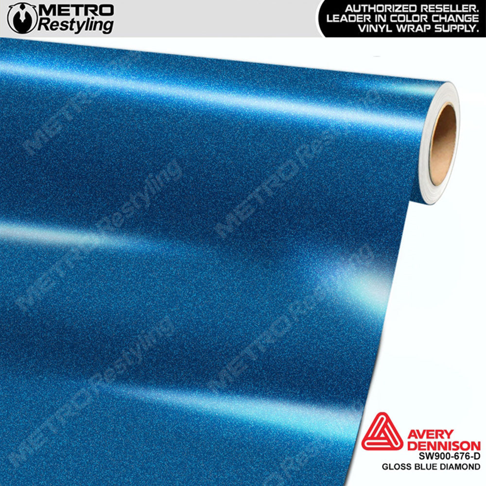 Avery Dennison SW900 Gloss Blue Diamond Vinyl Wrap