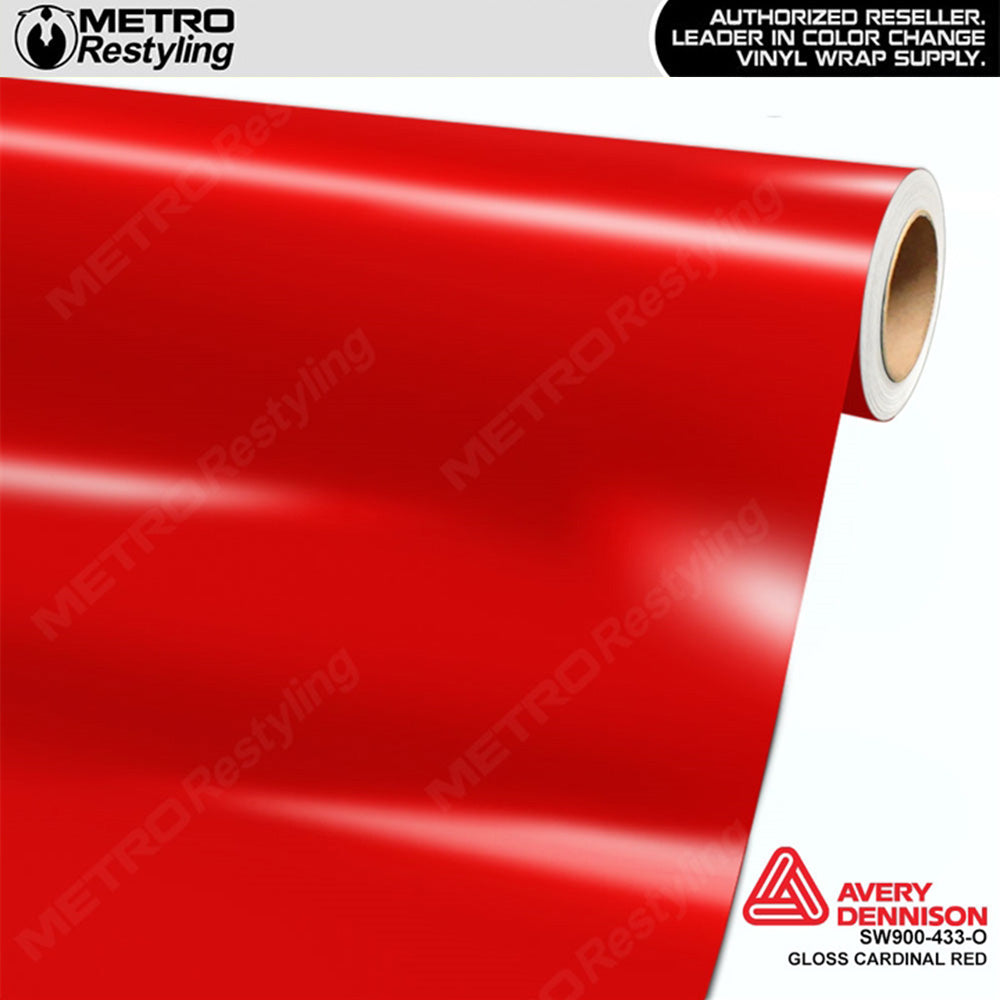 Avery Dennison SW900 Gloss Cardinal Red Vinyl Wrap