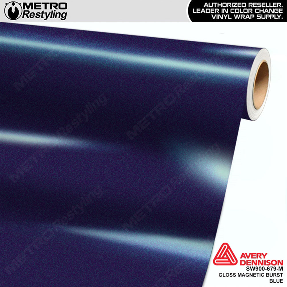 Avery Dennison SW900 Gloss Magnetic Burst Blue Vinyl Wrap