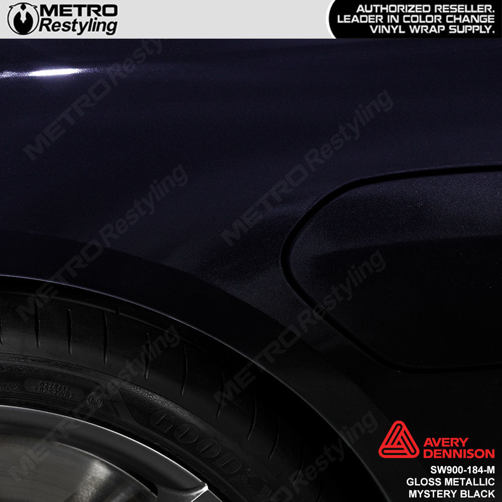 Avery Dennison SW900 Gloss Mystery Black Metallic Vinyl Wrap