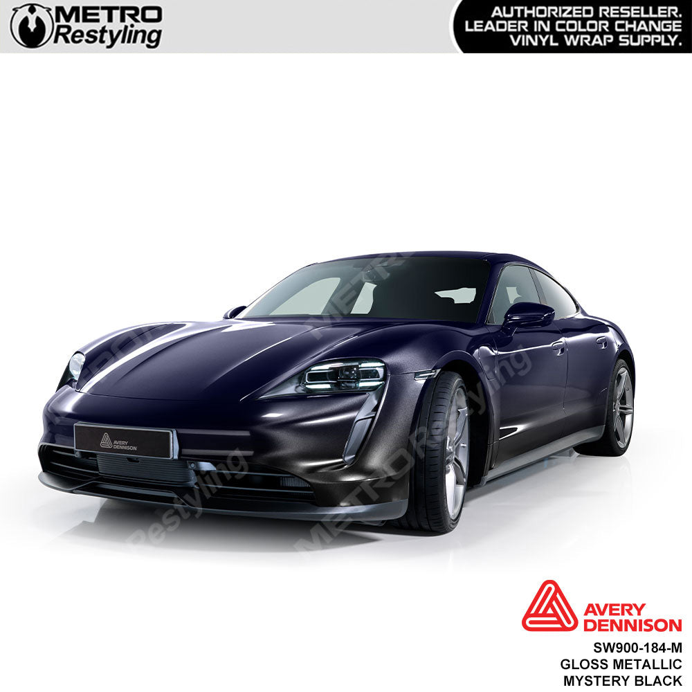 Avery Dennison SW900 Gloss Mystery Black Metallic Vinyl Wrap