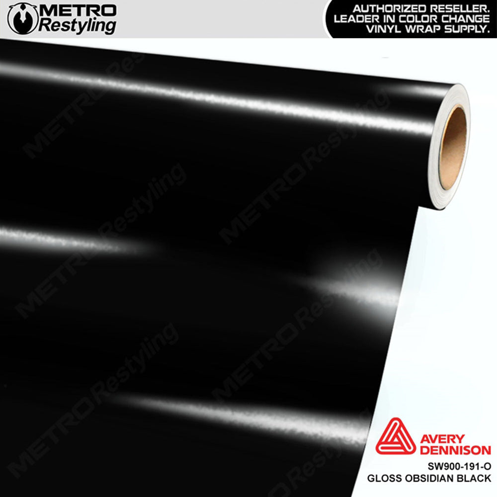 Avery Dennison SW900 Matte Black Vinyl Wrap | SW900-180-O