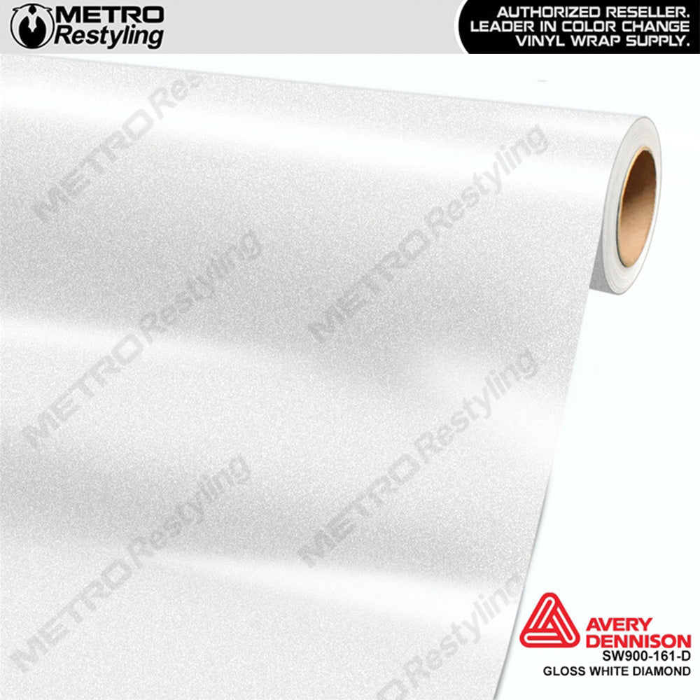 Avery Dennison SW900 Gloss White Diamond Vinyl Wrap
