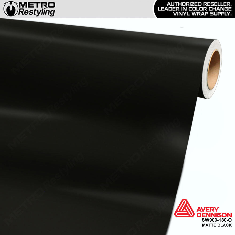 Avery Dennison SW900 Matte Black Vinyl Wrap